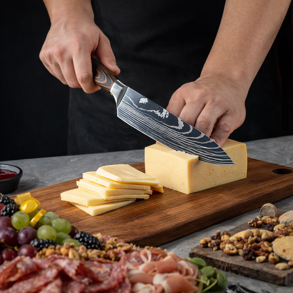 Majesty Series — Laser Damascus Knife Set