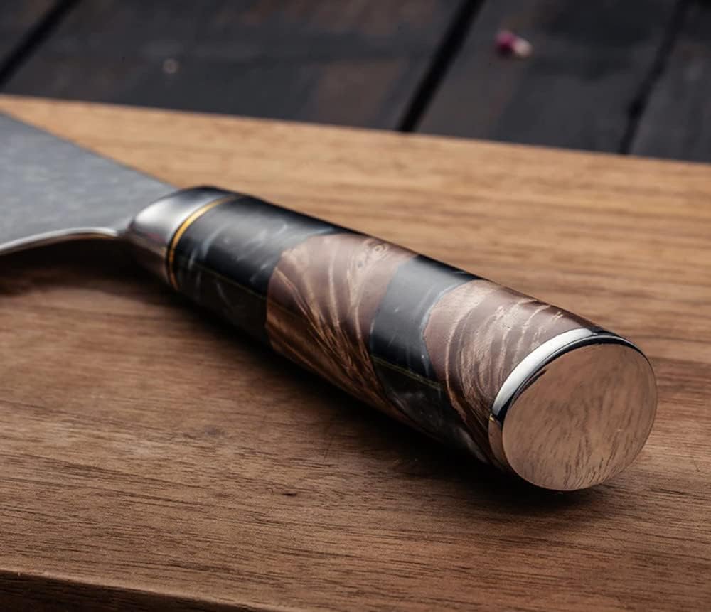Tidal Series — Black Burl Damascus Set